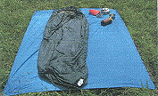 Ground cloth for bivouacing